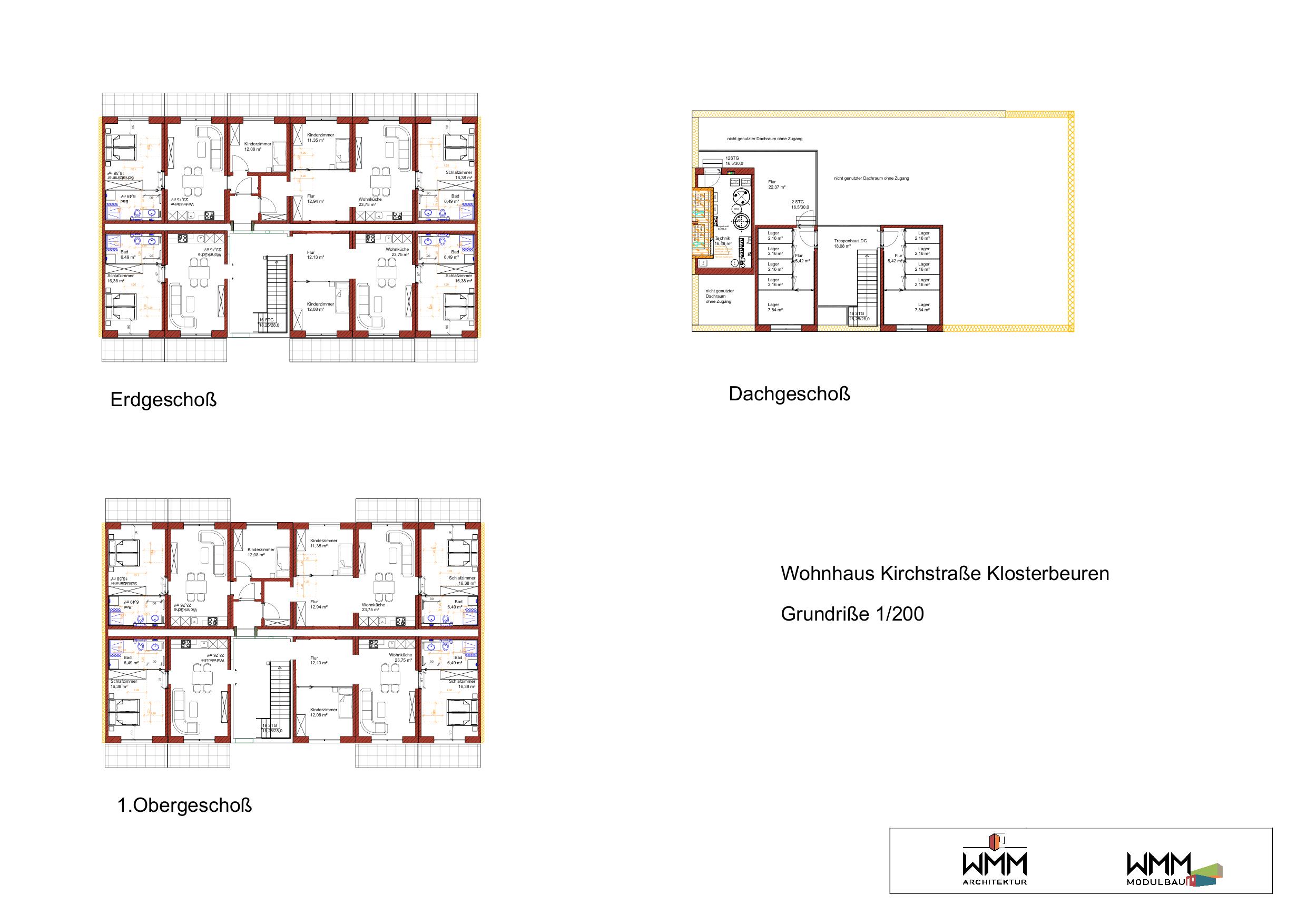 Grundriss Klosterbeuren — Wohnhaus Babenhausen V2